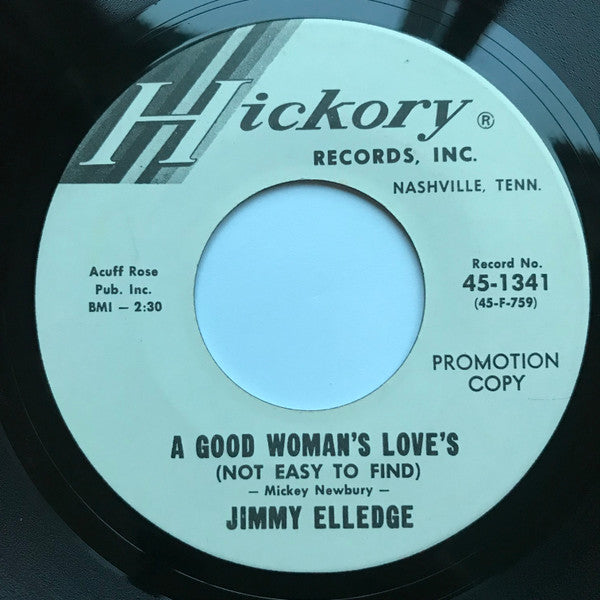 Jimmy Elledge : World Of Lavender Lace (7", Promo)