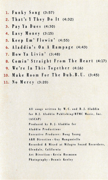 Low Profile Featuring W.C.* And D.J. Aladdin* : We're In This Together (Cass, Album)