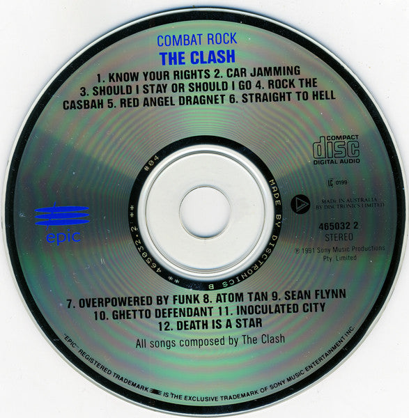 The Clash : Combat Rock (CD, Album)
