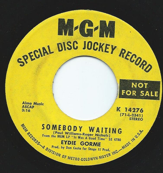 Eydie Gormé : Sal And Sally (7", Single, Promo)