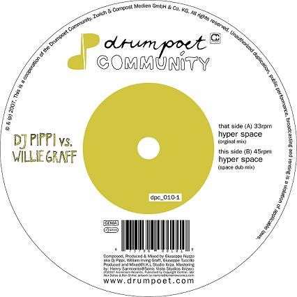 DJ Pippi vs. Willie Graff : Hyper Space (12")