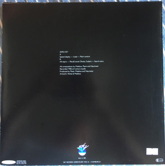 Moebius* - Plank* - Neumeier* : Zero Set (LP, Album, RE)