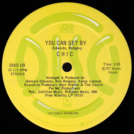 Chic : Everybody Dance / You Can Get By (12", Single, Promo)