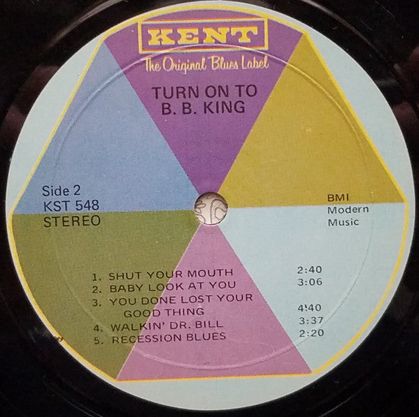 B.B. King : Turn On To B.B. King (LP, Comp)