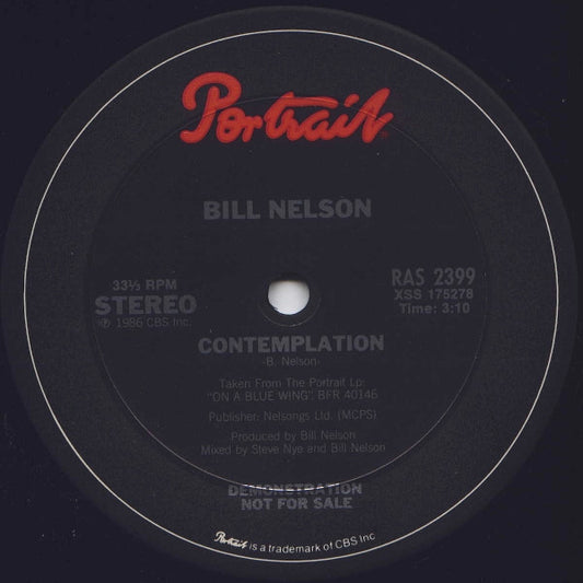 Bill Nelson : Contemplation (12", Promo)
