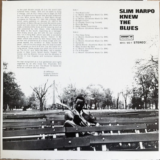 Slim Harpo : Slim Harpo Knew The Blues (LP, Comp, RE)