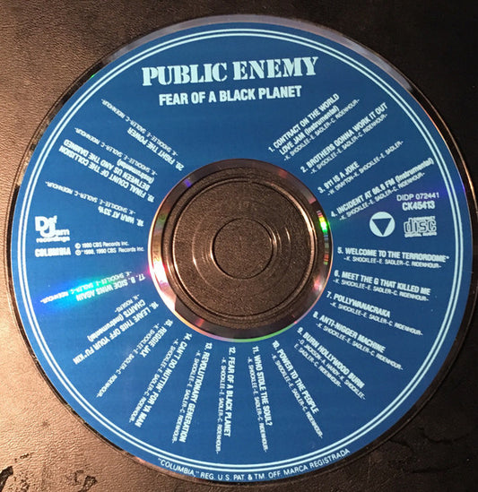 Public Enemy : Fear Of A Black Planet (CD, Album)