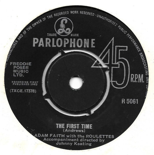 Adam Faith With The Roulettes : So Long Baby (7", Single)