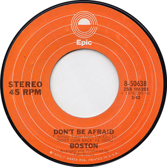 Boston : A Man I'll Never Be (7", Single, Styrene, Ter)