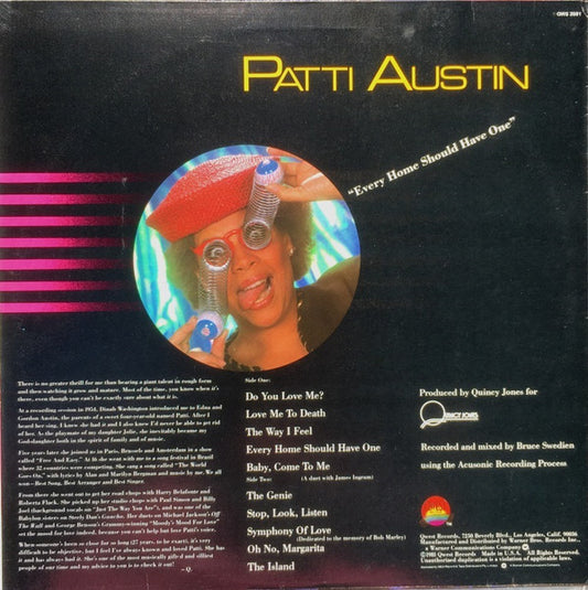 Patti Austin : Every Home Should Have One (LP, Album)