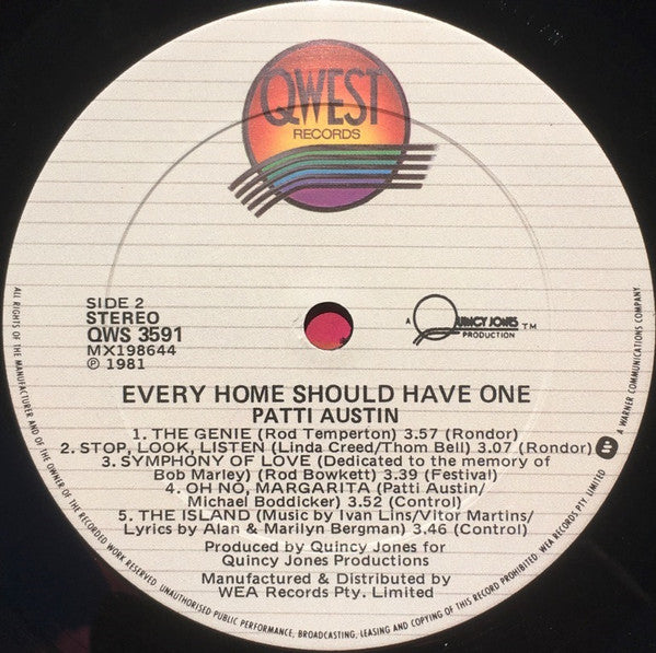 Patti Austin : Every Home Should Have One (LP, Album)