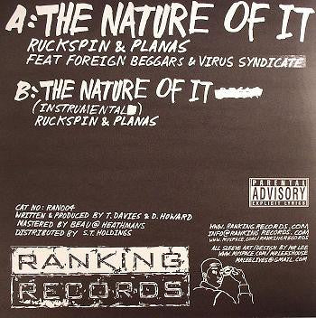 Ruckspin & Planas : The Nature Of It (12")