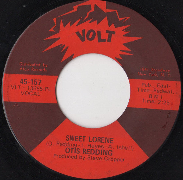 Otis Redding : (Sittin' On) The Dock Of The Bay / Sweet Lorene (7", Single, Mono, PL )