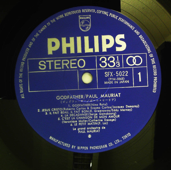 Paul Mauriat : The Godfather (LP, Album, Gat)