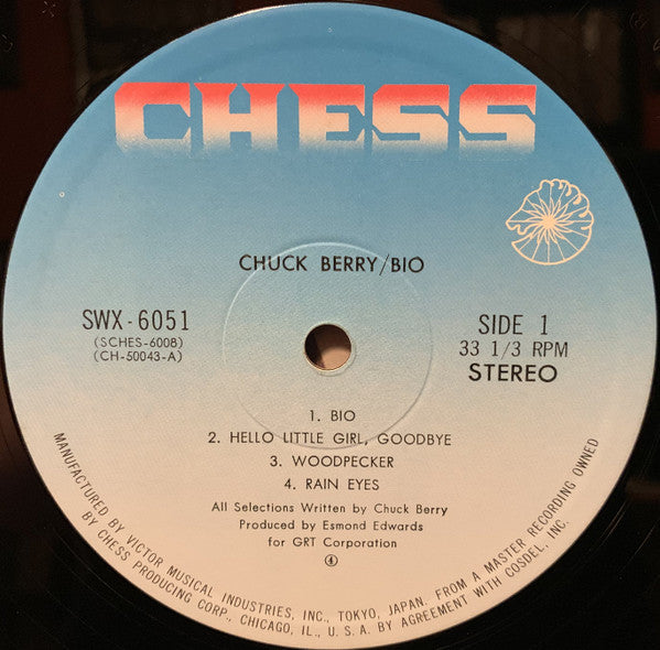 Chuck Berry : Bio (LP, Album, Gat)