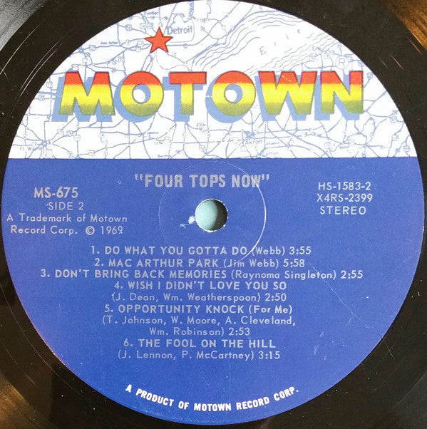 Four Tops : Four Tops Now! (LP, Album)