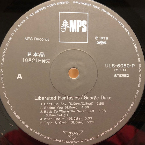 George Duke : Liberated Fantasies (LP, Album, RE)