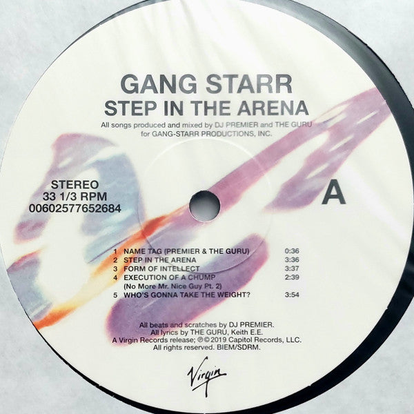 Gang Starr : Step In The Arena (2xLP, Album, RE, 180)