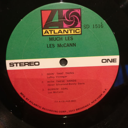 Les McCann : Much Les (LP, Album, MO )
