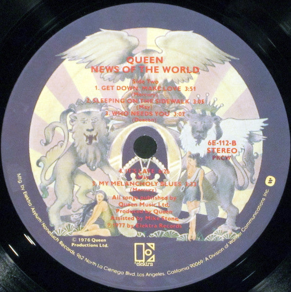 Queen : News Of The World (LP, Album, PRC)