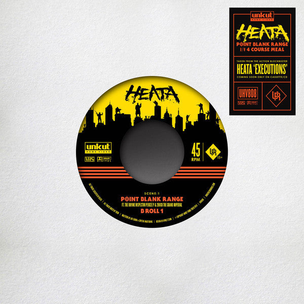 Heata : Point Blank Range / 4 Course Meal (7", Single, Ltd)