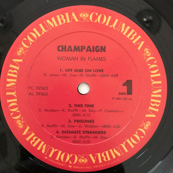 Champaign : Woman In Flames (LP, Album, Car)