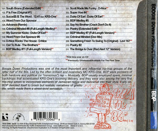 Boogie Down Productions : Blast Master Tapes The Best Of The B-Boy Sessions (2xCD, Comp, Dig)