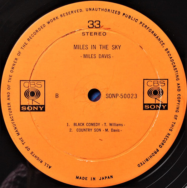 Miles Davis : Miles In The Sky (LP, Album)