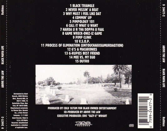 Above The Law : Black Mafia Life (CD, Album)