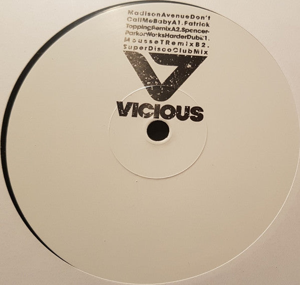 Madison Avenue : Don't Call Me Baby (12", Ltd, Promo)