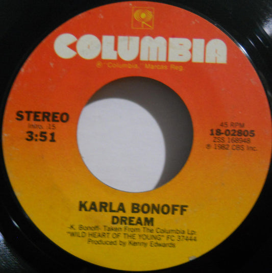 Karla Bonoff : Personally / Dream (7", Single, Styrene, Pi)