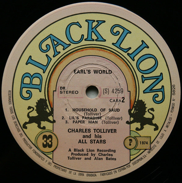 Charles Tolliver And His All Stars : Charles Tolliver And His All Stars (LP, Album, RE)