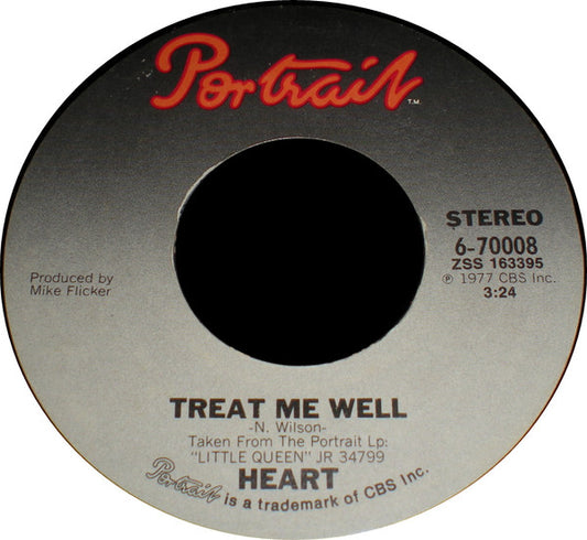 Heart : Little Queen (7", Single, Styrene, Ter)