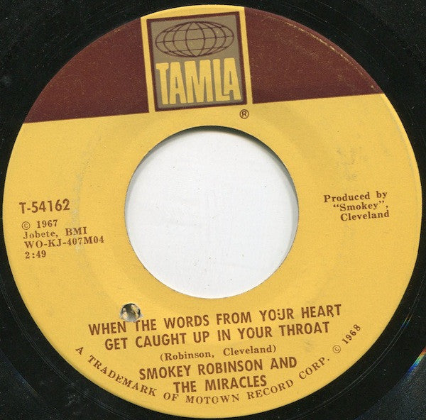 Smokey Robinson And The Miracles* : If You Can Want (7", Single, ARP)