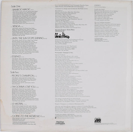 The Chris Hinze Combination : Bamboo Magic (LP, Album, PR)