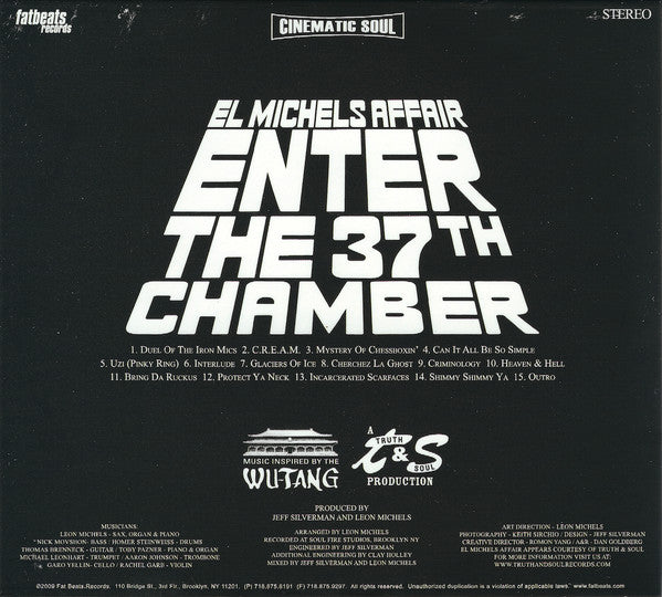 El Michels Affair : Enter The 37th Chamber (CD, Album)