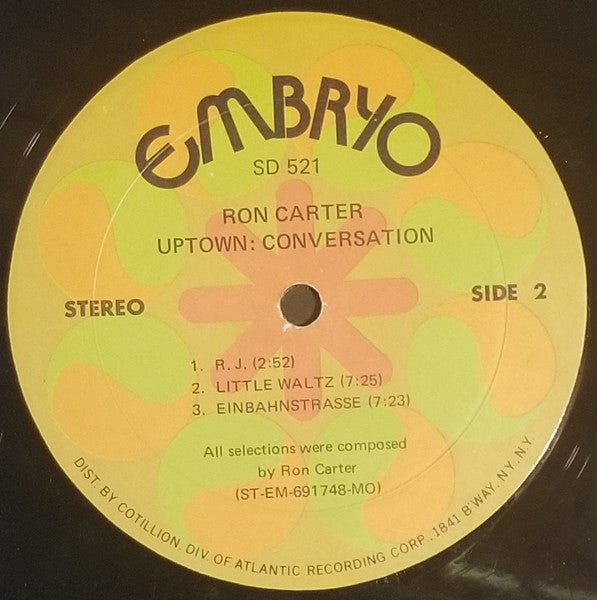 Ron Carter : Uptown Conversation (LP, Album, MO )