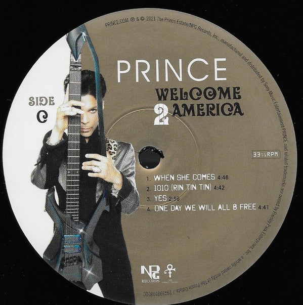 Prince : Welcome 2 America (Dlx + LP, Album + LP, S/Sided, Album, Etch + CD, A)
