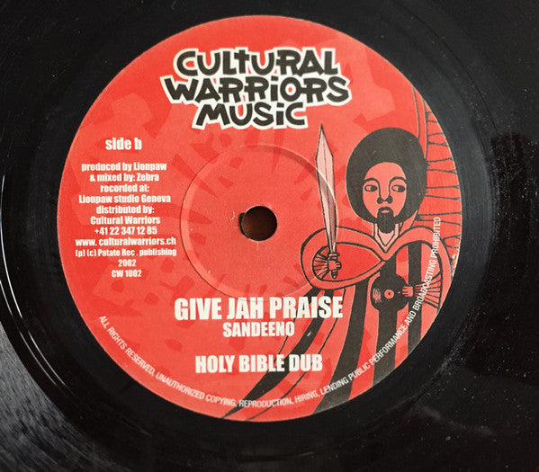 Murray Man / Sandeeno : Tell Me What A Gwan / Give Jah Praise (10")