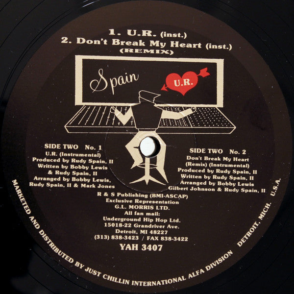 Rudy Spain, II* : U.R. / Don't Break My Heart (12")