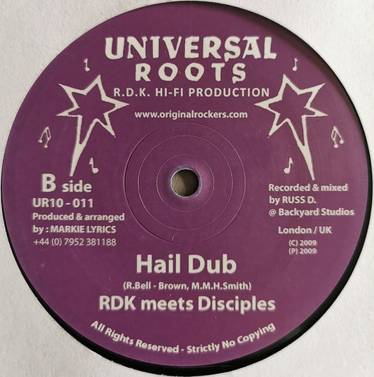 Rueben Mystic* : Hail Jah (10")