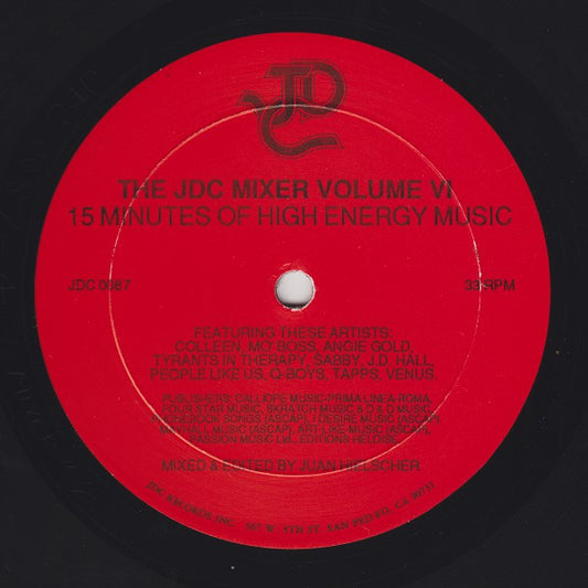 Various : The JDC Mixer Volume 6 (12", Mixed)