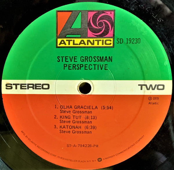 Steve Grossman : Perspective (LP, Album, PR )