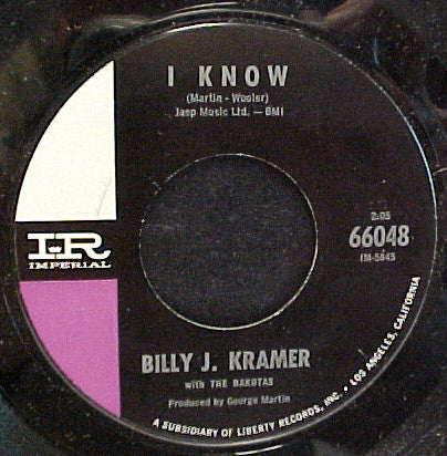 Billy J. Kramer With The Dakotas* : I'll Keep You Satisfied (7")