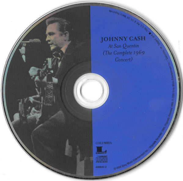 Johnny Cash : At San Quentin (The Complete 1969 Concert) (CD, Album, RE)