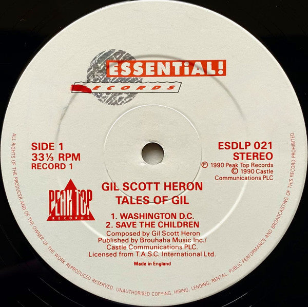 Gil Scott Heron And His Amnesia Express* : Tales Of Gil Scott Heron (2xLP, Album)