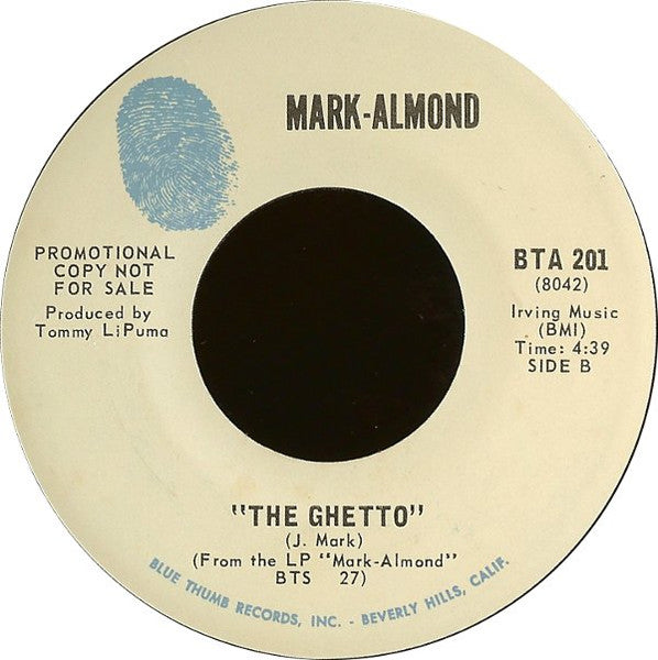 Mark-Almond : The City (7", Single, Promo)