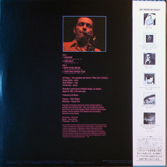 Art Pepper : Roadgame (LP, Album)