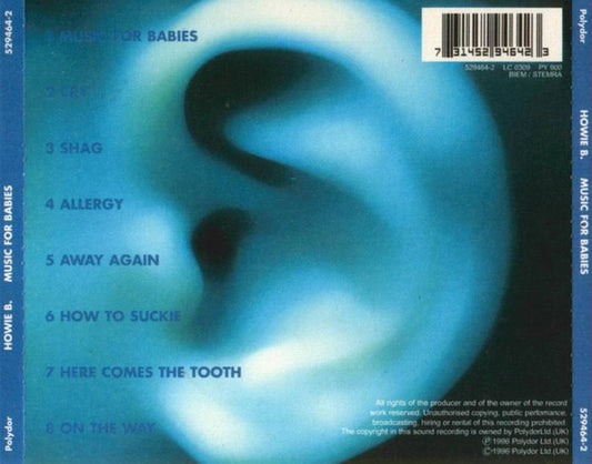 Howie B. : Music For Babies (CD, Album)