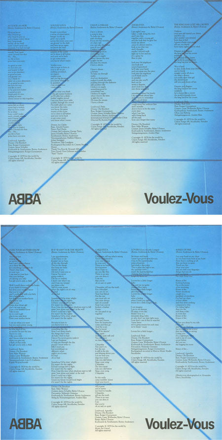 ABBA = ABBA : Voulez-Vous = ヴーレ・ヴー (LP, Album, JVC)